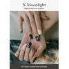 image:imageohora Semi Cured Gel Nail Strips N Spring Garden  Green Patterned Works with Any UVLED Lamps SalonQuality Long Lasting Easy to Apply amp Remove  Includes 2 Prep Pads Nail File amp Wooden StickN Moonlight