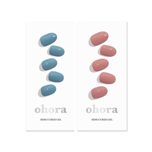 image:imageohora Semi Cured Gel Nail Set of 2 N Washing Jean amp N Ash Pink  Professional SalonQuality Nail Care