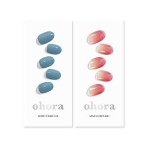 image:imageohora Semi Cured Gel Nail Set of 2 N Washing Jean amp N Basic Nails no1  Professional SalonQuality Nail Care