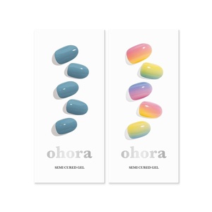 image:imageohora Semi Cured Gel Nail Set of 2 N Washing Jean amp N Pastel  Professional SalonQuality Nail Care