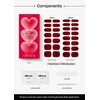 image:imageohora Semi Cured Gel Valentines Day Set N Heart Jelly amp N Mini Heart amp N Love Puff  Professional SalonQuality Nail Care  Easy to Use Comfortable Curing and Easy to Remove
