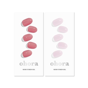 image:imageohora Semi Cured Gel Nail Set of 2 N Juliet amp N Bare Pink  Professional SalonQuality Nail Care