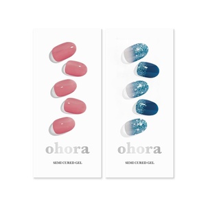image:imageohora Semi Cured Gel Nail Set of 2 N Juliet amp N Waterbomb  Professional SalonQuality Nail Care