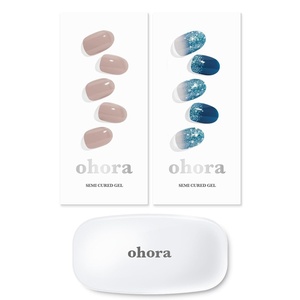 image:imageohora Semi Cured Gel Nail Set of 3 N Cream Beige amp N Waterbomb amp Gel Lamp  Professional SalonQuality Nail Care