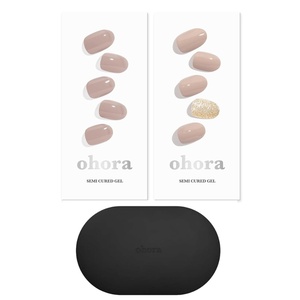 image:imageohora Semi Cured Gel Portable Starter Set N Cream Beige amp N Nudist amp Portable Gel Lamp  Professional SalonQuality Nail Care