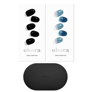 image:imageohora Semi Cured Gel Portable Starter Set N Onyx amp N Waterbomb amp Portable Gel Lamp  Professional SalonQuality Nail Care