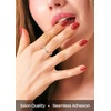 image:imageohora Semi Cured Gel Nail Strips N Star Stripes  Works with Any Lamps SalonQuality Long Lasting Easy to Apply amp Remove  Includes 2 Prep Pads Nail File amp Wooden StickN Heart Jelly