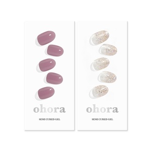 image:imageohora Semi Cured Gel Nail Set of 2 N Bare Plum amp N Sparkle Glam  Professional SalonQuality Nail Care