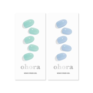 image:imageohora Semi Cured Gel Nail Set of 2 N Cream Window amp N Cream Sky  Professional SalonQuality Nail Care  Easy to Use Comfortable Curing and Easy to Remove