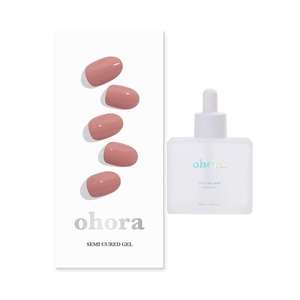 image:imageohora Semi Cured Gel Nail Set of 2 Pro Easy Peel Remover amp N Ash Pink  Professional SalonQuality Nail Care