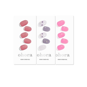 image:imageohora Semi Cured Gel Nail Set of 3 N Juliet amp N Dancing Flower amp N Tint HighTeen  Professional SalonQuality Nail Care