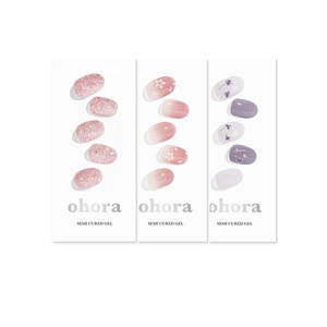 image:imageohora Semi Cured Gel Nail Set of 3 N Pixie Dust amp N Blossom amp N Dancing Flower  Professional SalonQuality Nail Care