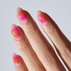 image:imageohora Gel Press On Nails  Medium Oval Red French Art  Hibiscus Island  SalonQuality 100 Real Gel No UV Lamp No Glue NonToxic  15 Sizes 30 Tips  Long lasting K beauty nails Summer nailsBlushing Petals