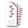 image:imageohora Semi Cured Gel Nail Strips N Sugar French  Nude Works with Any UVLED Lamps SalonQuality Easy to Apply amp Remove  Nail Wraps StickersN Plum Veil