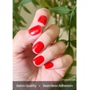 image:imageohora Semi Cured Gel Nail Strips N Liberated Stars  Works with Any Nail Lamps SalonQuality Long Lasting Easy to Apply amp Remove  Includes 2 Prep Pads Nail File amp Wooden StickN Hot Cherry