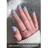 image:imageohora Semi Cured Gel Nail Strips N Liberated Stars  Works with Any Nail Lamps SalonQuality Long Lasting Easy to Apply amp Remove  Includes 2 Prep Pads Nail File amp Wooden StickN Cream Sky