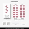 image:imageohora Semi Cured Gel Nail Strips N Sugar French  Nude Works with Any UVLED Lamps SalonQuality Easy to Apply amp Remove  Nail Wraps StickersN Plum Veil