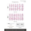 image:imageohora Semi Cured Gel Nail Strips N Sugar French  Nude Works with Any UVLED Lamps SalonQuality Easy to Apply amp Remove  Nail Wraps StickersN Unicorn Dream