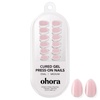 image:imageohora Semi Cured Gel Nail Strips N Sugar French  Nude Works with Any UVLED Lamps SalonQuality Easy to Apply amp Remove  Nail Wraps StickersNP Blush Pink