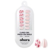 image:imageohora Semi Cured Gel Nail Strips N Sugar French  Nude Works with Any UVLED Lamps SalonQuality Easy to Apply amp Remove  Nail Wraps StickersNP Glazed Strawberry