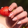 image:imageohora Semi Cured Gel Nail Strips N Sugar French  Nude Works with Any UVLED Lamps SalonQuality Easy to Apply amp Remove  Nail Wraps StickersNP Glazed Strawberry