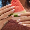 image:imageohora Semi Cured Gel Nail Strips N Sugar French  Nude Works with Any UVLED Lamps SalonQuality Easy to Apply amp Remove  Nail Wraps StickersNP Lemon Chrome