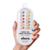 image:imageohora Semi Cured Gel Nail Strips N Sugar French  Nude Works with Any UVLED Lamps SalonQuality Easy to Apply amp Remove  Nail Wraps StickersNP Mexican French