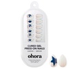 image:imageohora Semi Cured Gel Nail Strips N Sugar French  Nude Works with Any UVLED Lamps SalonQuality Easy to Apply amp Remove  Nail Wraps StickersNP Rock Star