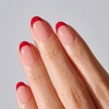 image:imageohora Semi Cured Gel Nail Strips N Sugar French  Nude Works with Any UVLED Lamps SalonQuality Easy to Apply amp Remove  Nail Wraps StickersNP Scarlet French