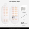 image:imageohora Semi Cured Gel Nail Strips N Sugar French  Nude Works with Any UVLED Lamps SalonQuality Easy to Apply amp Remove  Nail Wraps StickersNP Vanilla Hibiscus