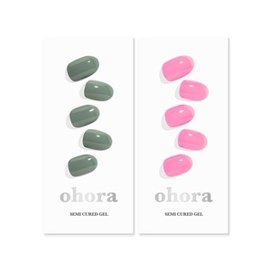 image:imageohora Semi Cured Gel Nail Set of 2 N Cream Leaf amp N Tint HighTeen  Professional SalonQuality Nail Care