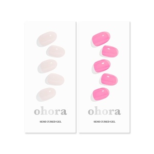 image:imageohora Semi Cured Gel Nail Set of 2 N Cream Light amp N Tint HighTeen  Professional SalonQuality Nail Care