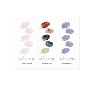 image:imageohora Semi Cured Gel Nail Set of 3 N Cream Light amp N Dreaming amp N Cream Cloud  Professional SalonQuality Nail Care