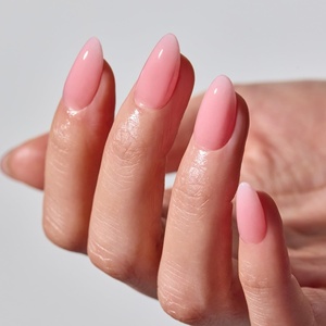 image:imageohora Semi Cured Gel Nail Strips N Sugar French  Nude Works with Any UVLED Lamps SalonQuality Easy to Apply amp Remove  Nail Wraps StickersNP Blush Pink