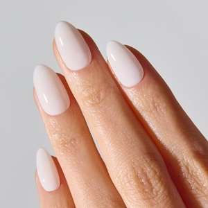 image:imageohora Semi Cured Gel Nail Strips N Sugar French  Nude Works with Any UVLED Lamps SalonQuality Easy to Apply amp Remove  Nail Wraps StickersNP Pure White