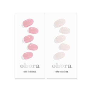 image:imageohora Semi Cured Gel Nail Set of 2 N Cream Pink amp N Cream Light  Professional SalonQuality Nail Care