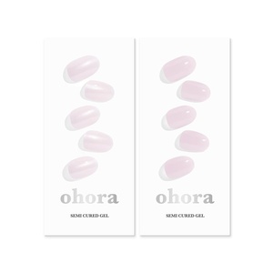 image:imageohora Semi Cured Gel Nail Set of 2 N Glazed Donut amp N Bare Pink  Professional SalonQuality Nail Care