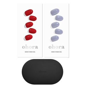 image:imageohora Semi Cured Gel Portable Starter Set N Addict amp N Cream Cloud amp Portable Gel Lamp  Professional SalonQuality Nail Care