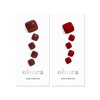 image:imageohora Semi Cured Gel Nail Set of 2 P Chilly Red amp P Basic Pedicure no4  Professional SalonQuality Nail Care  Easy to Use Comfortable Curing and Easy to Remove