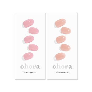 image:imageohora Semi Cured Gel Nail Set of 2 N Cream Pink amp N Spring 001  Professional SalonQuality Nail Care