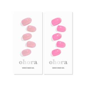 image:imageohora Semi Cured Gel Nail Set of 2 N Cream Pink amp N Tint HighTeen  Professional SalonQuality Nail Care