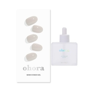 image:imageohora Semi Cured Gel Nail Set of 2 Pro Easy Peel Remover amp N Cream Paper  Professional SalonQuality Nail Care