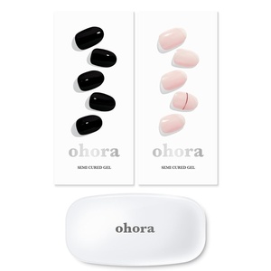 image:imageohora Semi Cured Gel Nail Set of 3 N Onyx amp N Basic Nails no11 amp Gel Lamp  Professional SalonQuality Nail Care