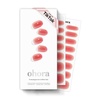 image:imageohora Semi Cured Gel Nail Strips N Peach Jelly  Works with Any Nail Lamps SalonQuality Long Lasting Easy to Apply amp Remove  Includes 2 Prep Pads Nail File amp Wooden StickN Peach Jelly