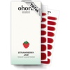 image:imageohora Semi Cured Gel Nail Strips N Strawberry Jam  Dot Red Works with Any Lamps SalonQuality Long Lasting Easy to Apply amp Remove  Includes 2 Prep Pads Nail File amp Wooden Stick