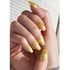 image:imageohora Semi Cured Gel Nail Strips 2025 Christmas Set N Dazzling Night amp N Tartan Bustier  Works with Any Lamps SalonQuality Long Lasting Easy to Apply amp RemoveN Mustard Ray