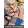 image:imageohora Semi Cured Gel Nail Strips 2025 Christmas Set N Dazzling Night amp N Tartan Bustier  Works with Any Lamps SalonQuality Long Lasting Easy to Apply amp RemoveN Evening Flora