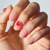 image:imageohora Semi Cured Gel Nail Strips N Cherry Candy  Art Pink Works with Any Lamps SalonQuality Long Lasting Easy to Apply amp Remove  Includes 2 Prep Pads Nail File amp Wooden Stick