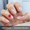 image:imageohora Semi Cured Gel Nail Strips N Cherry Candy  Art Pink Works with Any Lamps SalonQuality Long Lasting Easy to Apply amp Remove  Includes 2 Prep Pads Nail File amp Wooden Stick