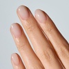image:imageohora Semi Cured Gel Nail Strips N Coconut Veil  Solid White Works with Any Lamps SalonQuality Long Lasting Easy to Apply amp Remove  Includes 2 Prep Pads Nail File amp Wooden Stick